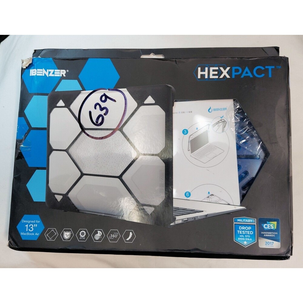 IBENZER Hexpact Designed For 13" MacBook Air Heavy Duty Protective Hard Case New